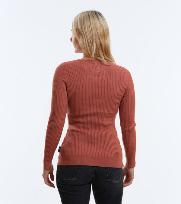 Knitted Slim Fit Longsleeve Yuma chutney - Image 6