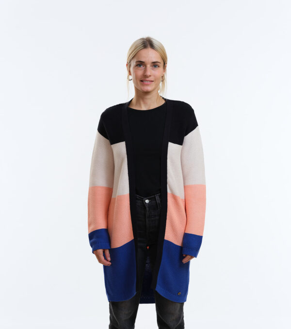 Long-Cardigan Alamo Blockstreifen – Bild 3