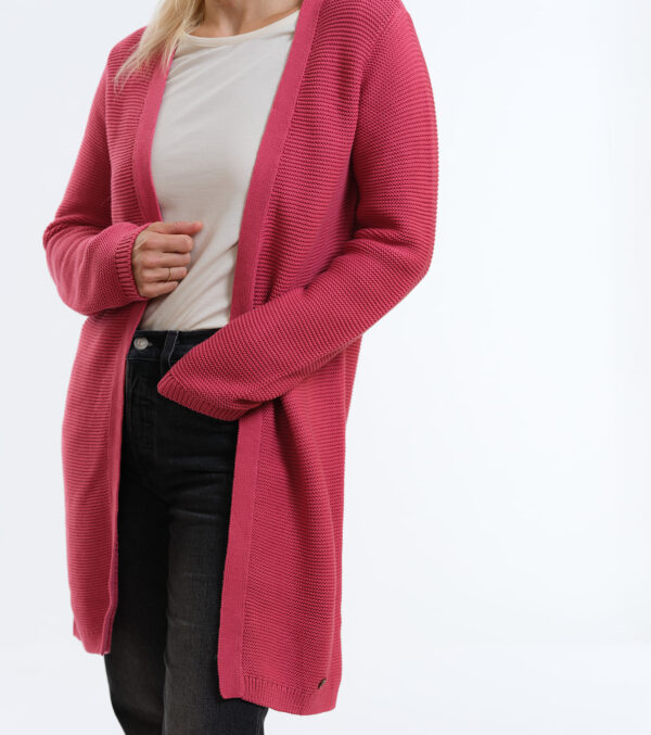Long-Cardigan Alamo berry - Image 4
