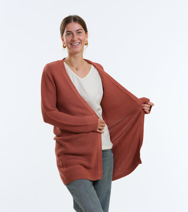 Long-Cardigan Alamo chutney – Bild 2