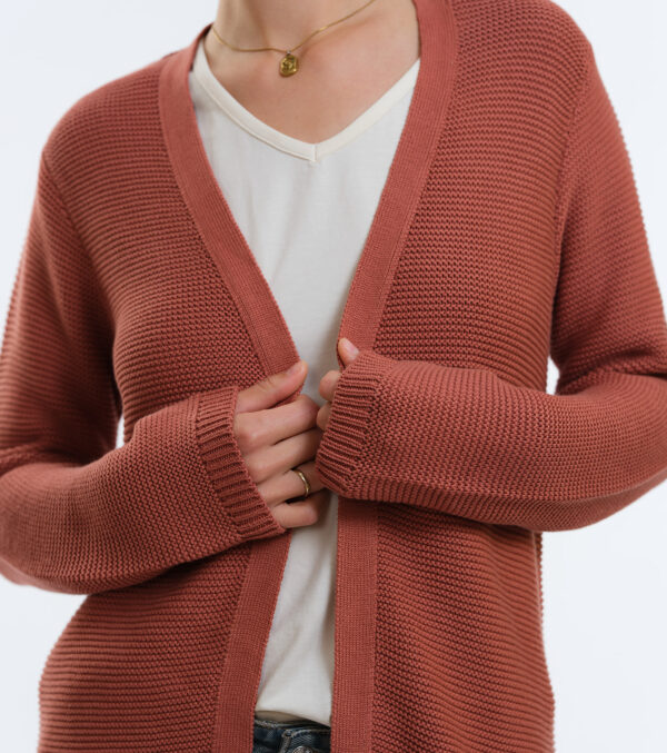 Long-Cardigan Alamo chutney – Bild 3