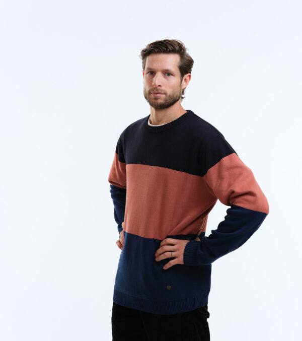 Knitted Pullover James Block stripes - Image 5