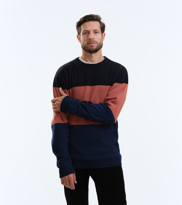 Knitted Pullover James Block stripes - Image 2