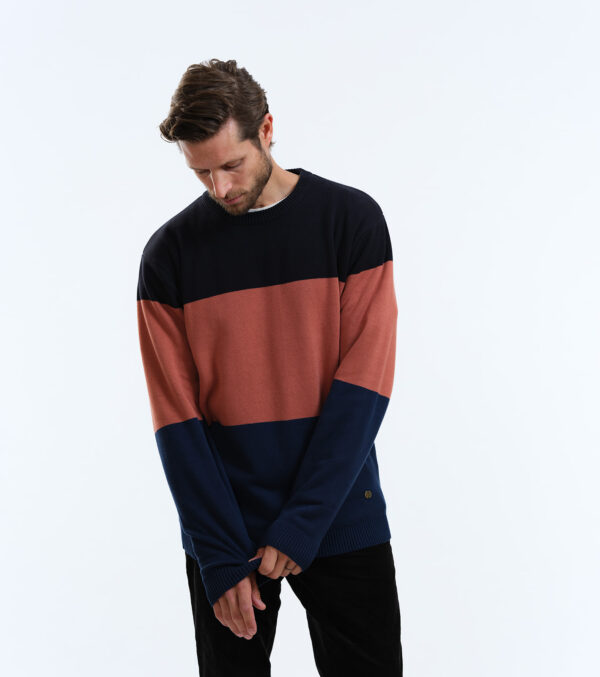 Knitted Pullover James Block stripes