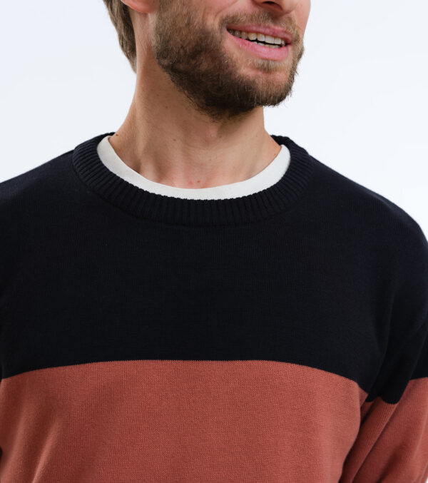 Knitted Pullover James Block stripes - Image 4