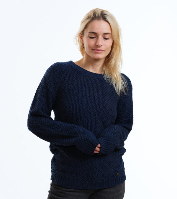 Knitted Pullover Lamona navy blue - Image 3
