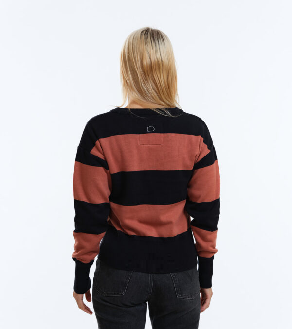 Short knitted Pullover May block stripes - Image 7