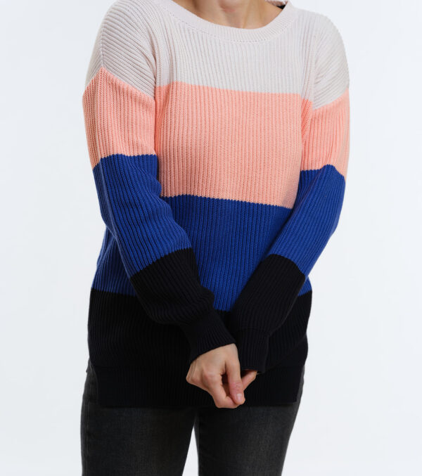 Strickpullover Peyla Blockstreifen apricot – Bild 6