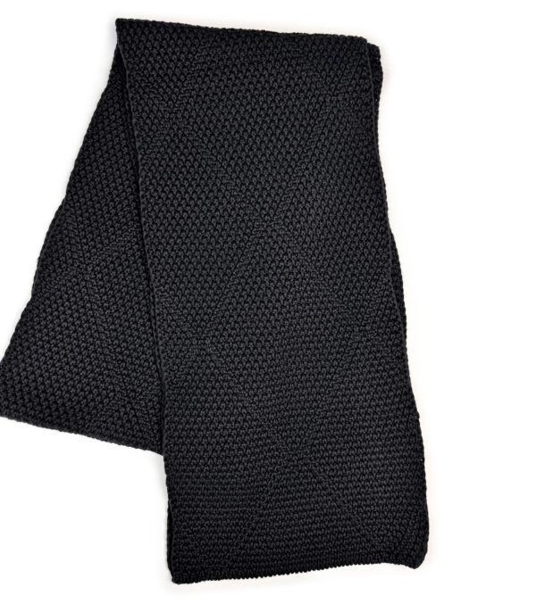 Organic Knit Scarf Baker black - Image 3