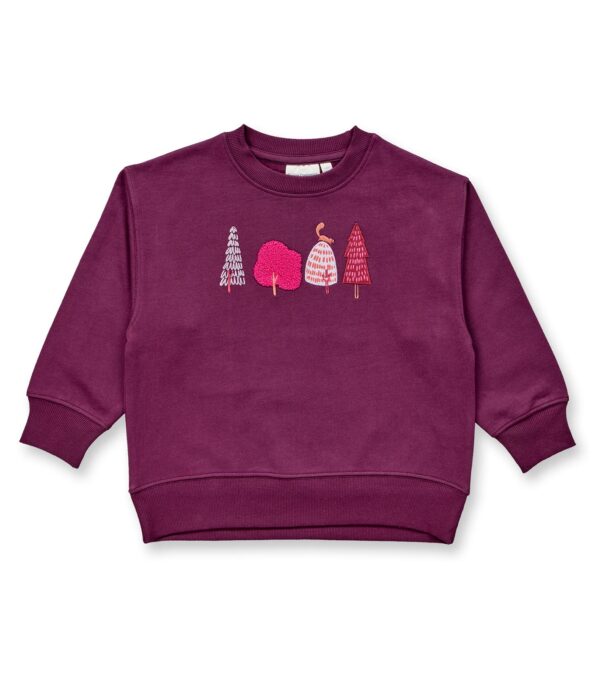 Children‘s sweatshirt with tree motif