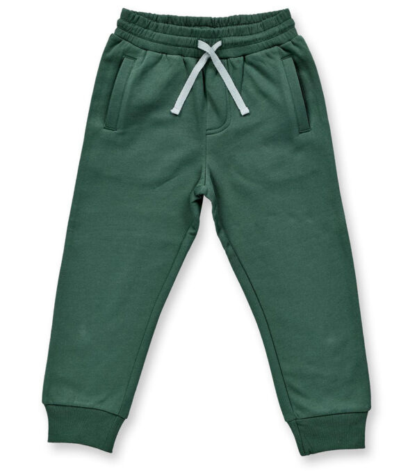 Comfy children‘s sweatpants dark green