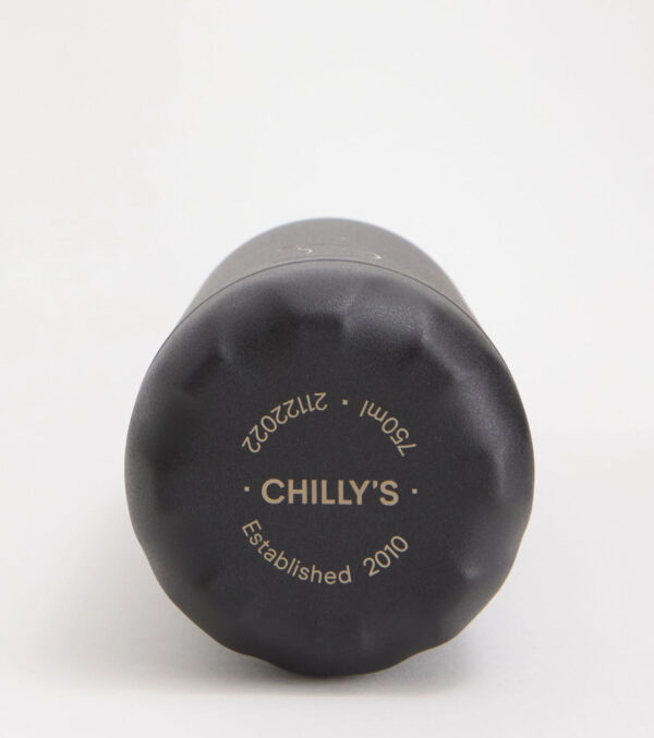 750 ml Trinkflasche isoliert, mono all black – Bild 2