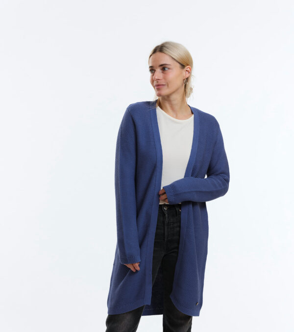 Long-Cardigan Alamo ultramarin