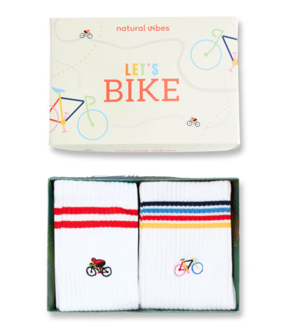 Let's bike Socken Geschenkset (2er Pack)