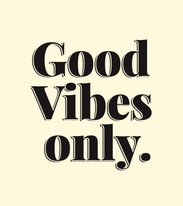 Cotton bag Good Vibes only - Image 2