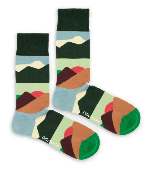 Mountain Peaks Socks