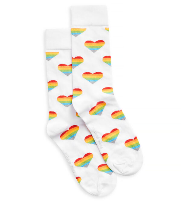 Rainbow Heart socks