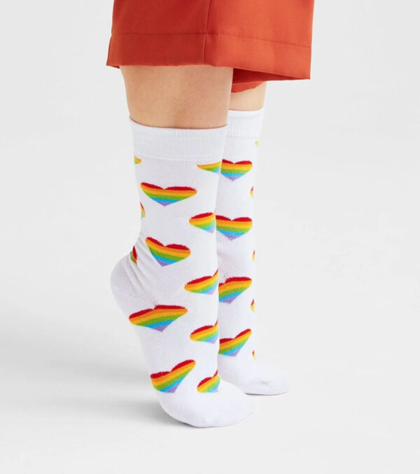 Rainbow Heart socks - Image 2