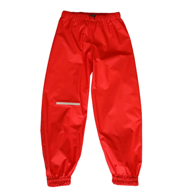 Grow-with-me Children‘s Rain Pants, Red