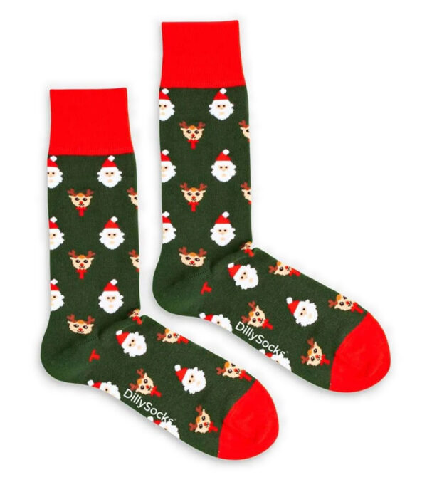 Rudolph in the Forest Socks