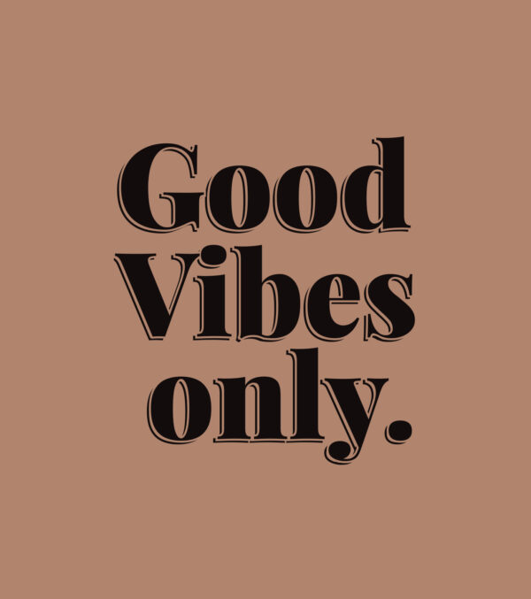 Shirt Asheville Good Vibes light brown - Image 5