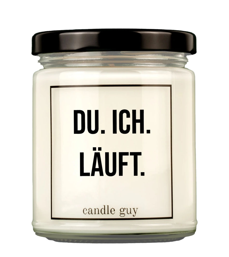 Duftkerze Du. Ich. Läuft.