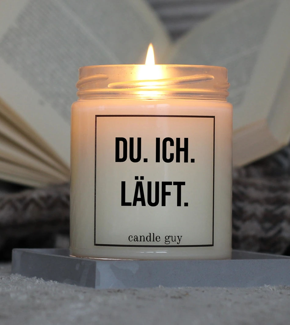 Duftkerze Du. Ich. Läuft. – Bild 2