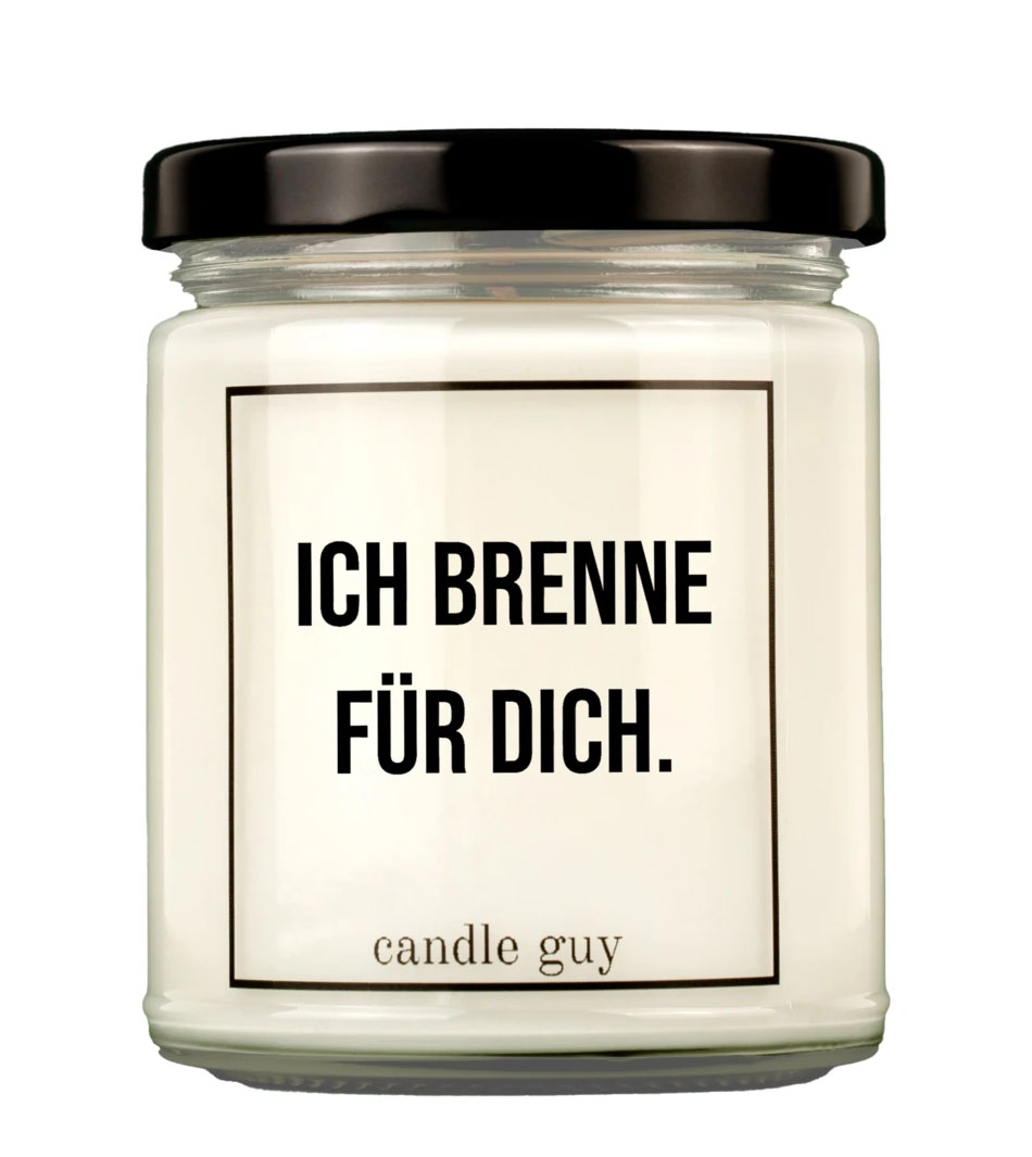 Scented Candle Ich brenne für dich.
