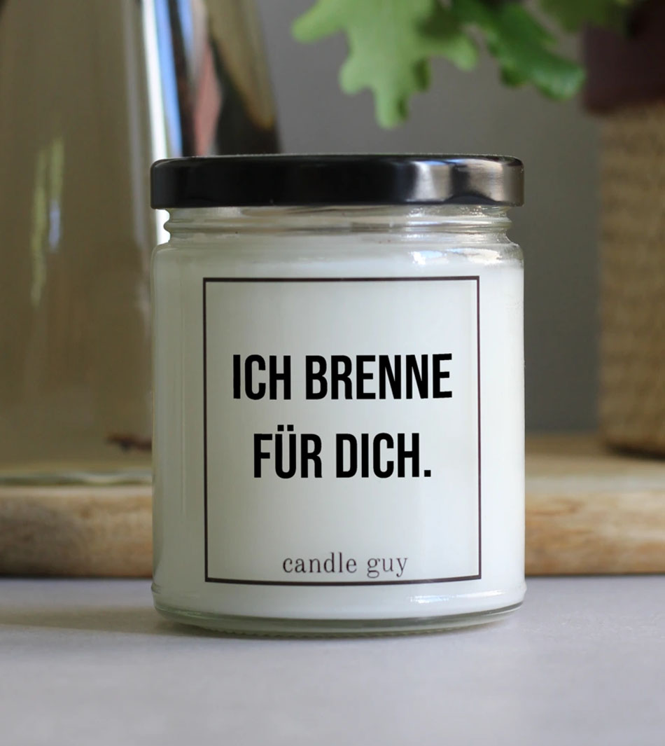 Scented Candle Ich brenne für dich. - Image 2