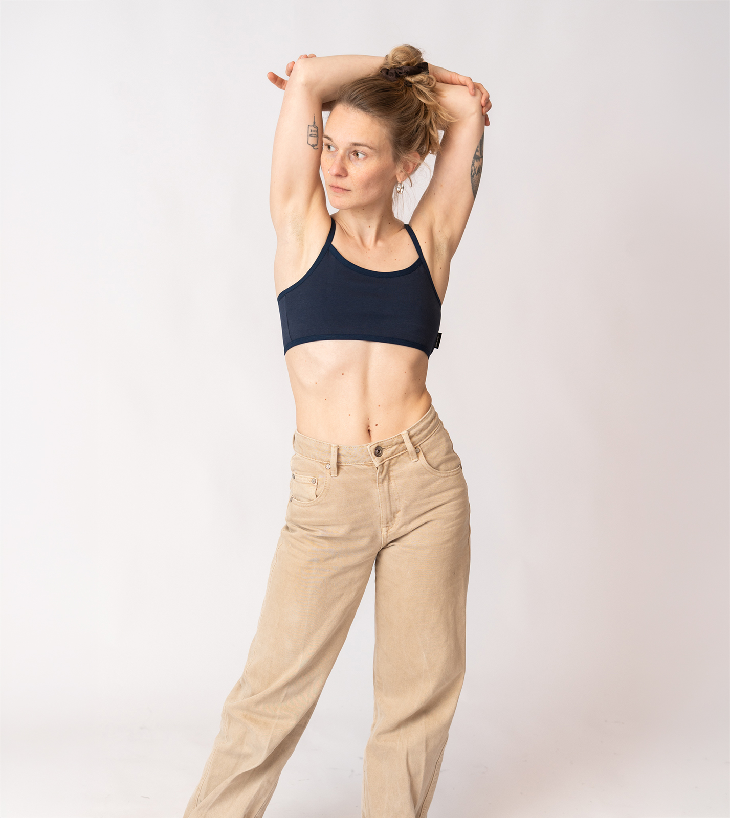 Organic Bandeau Bra navy blue - Image 2