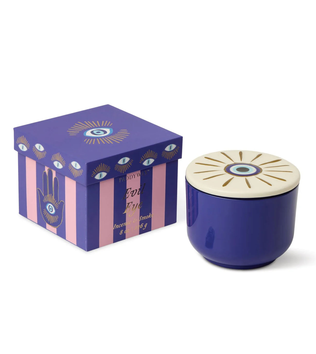 Charmed Blue Glass Candle Incense & Smoke - Image 4