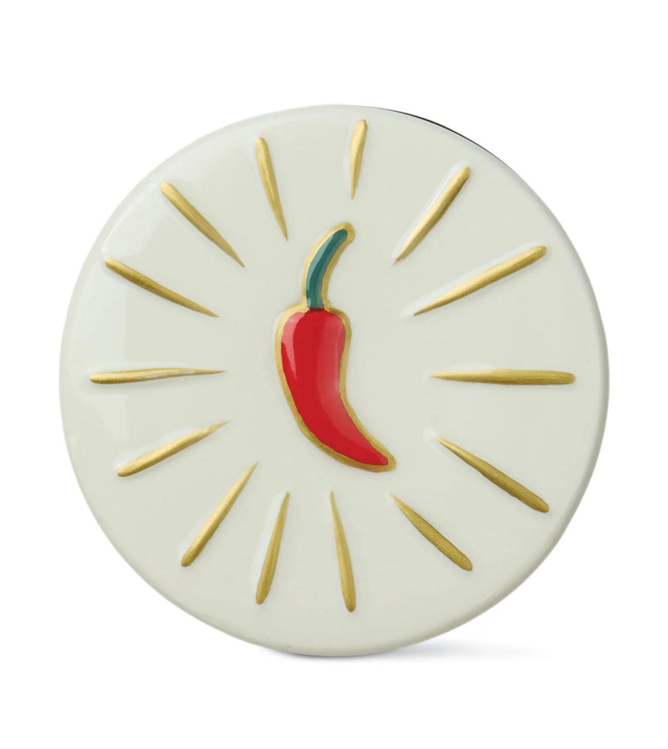 Charmed Green Glass Candle Chili Pepper & Mango - Image 4