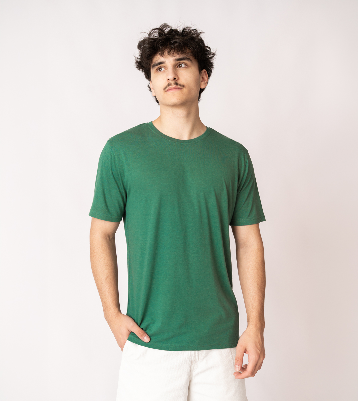 Bamboo Shirt green - Image 3