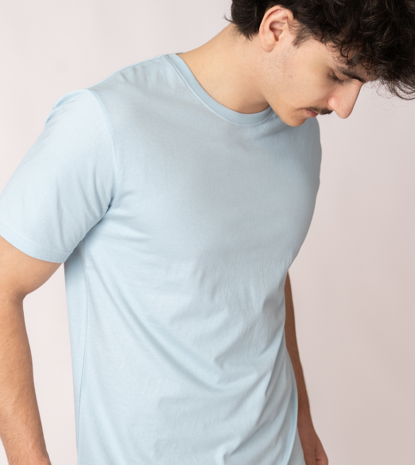 Basic Shirt pale blue - Image 6