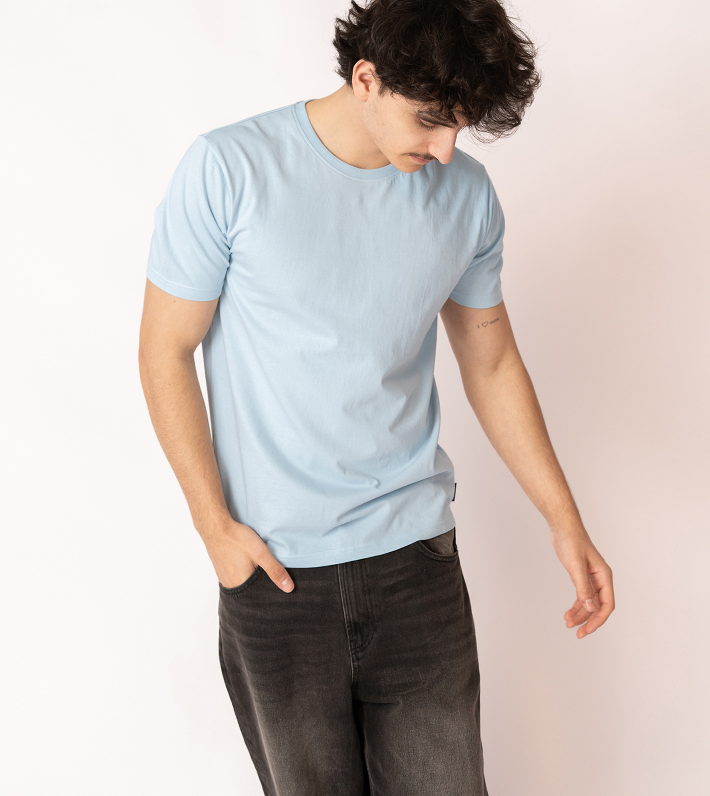 Basic Shirt pale blue - Image 2