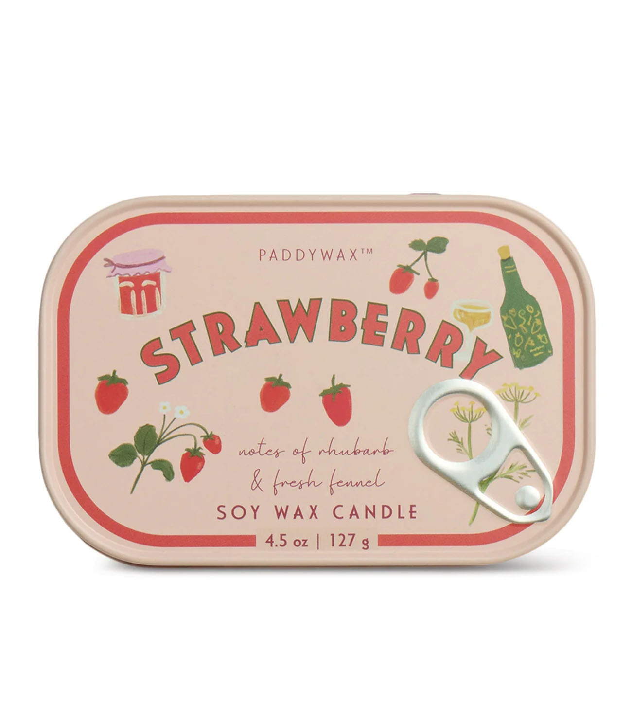 Bistro Scented Tin Candle Strawberry