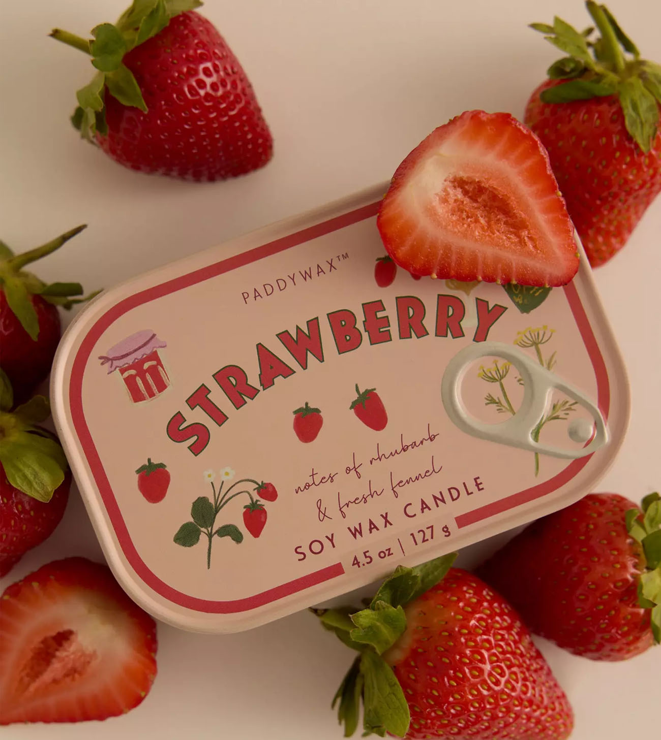 Bistro Scented Tin Candle Strawberry - Image 2