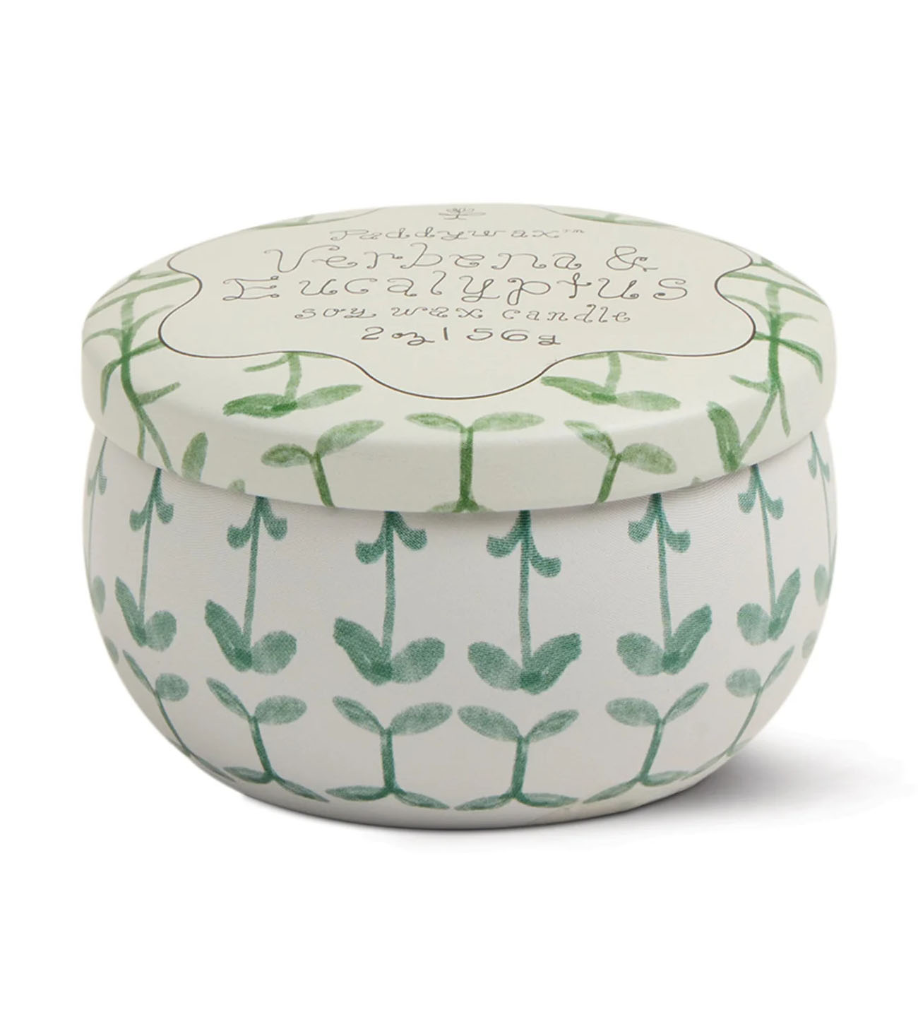 Tulip Printed Tin Candle - Verbena & Lemongrass - Image 2