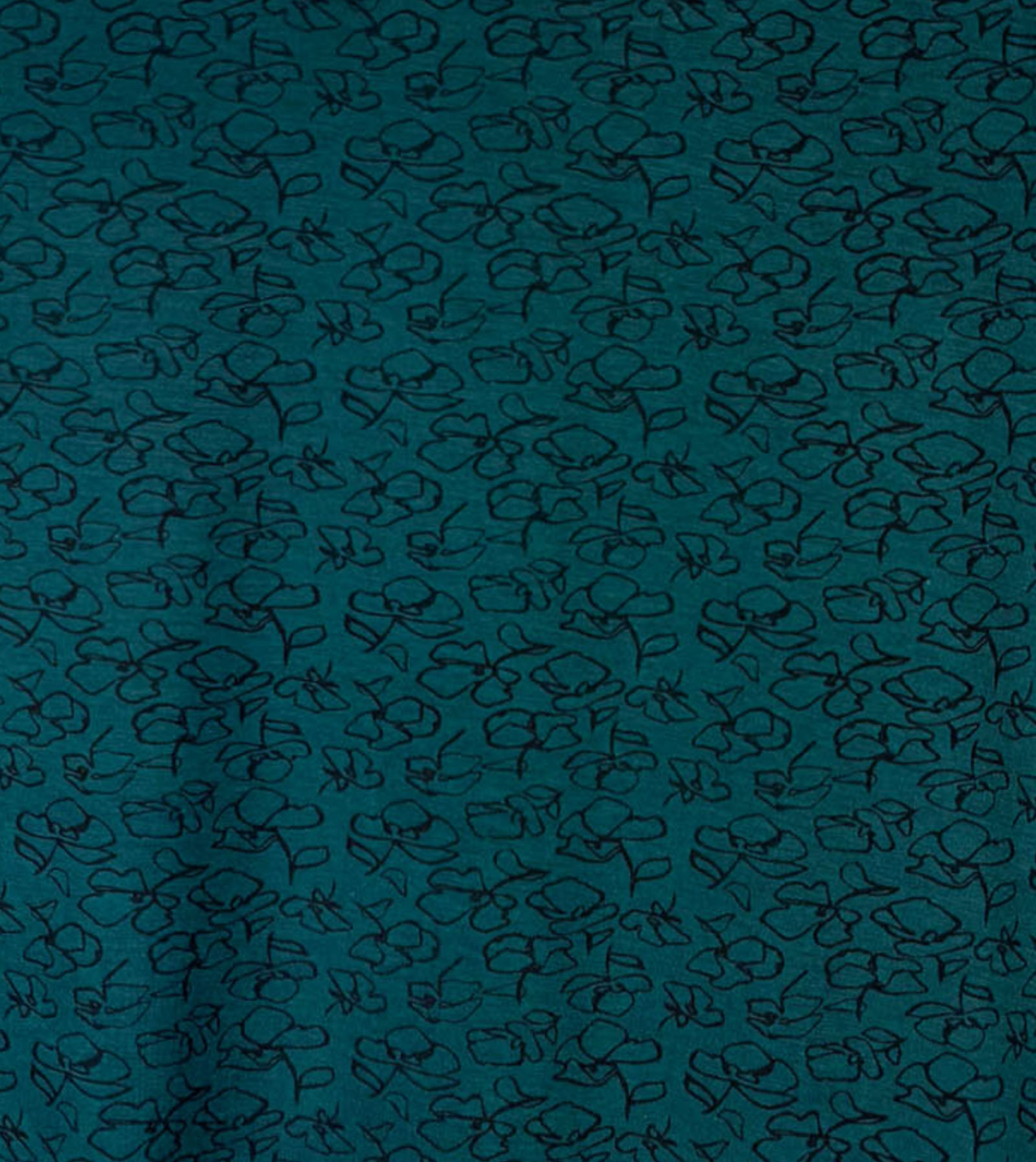 Shirt Asheville dark green Flowers - Image 2