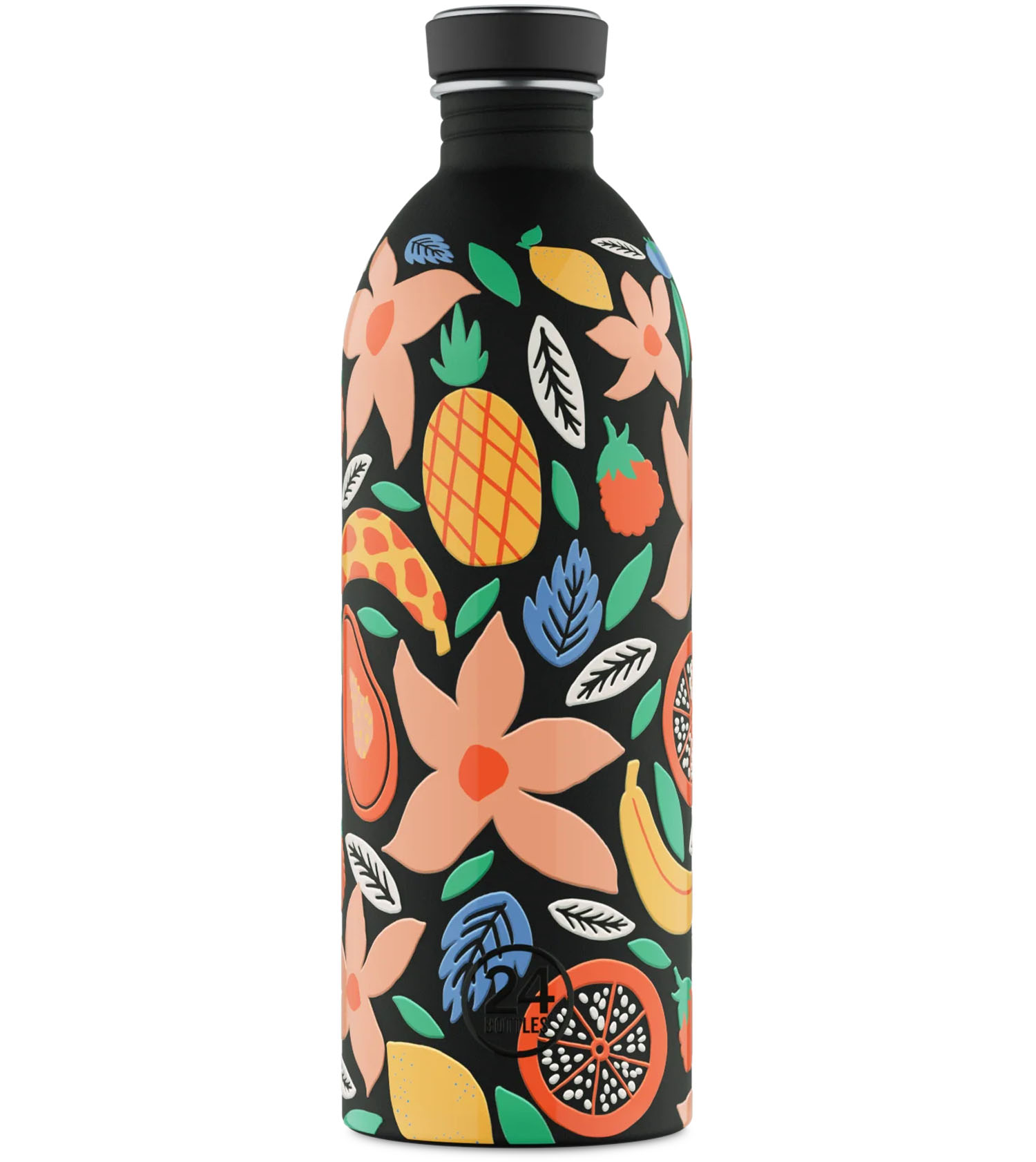 Stainless steel Bottle Tropical Noir