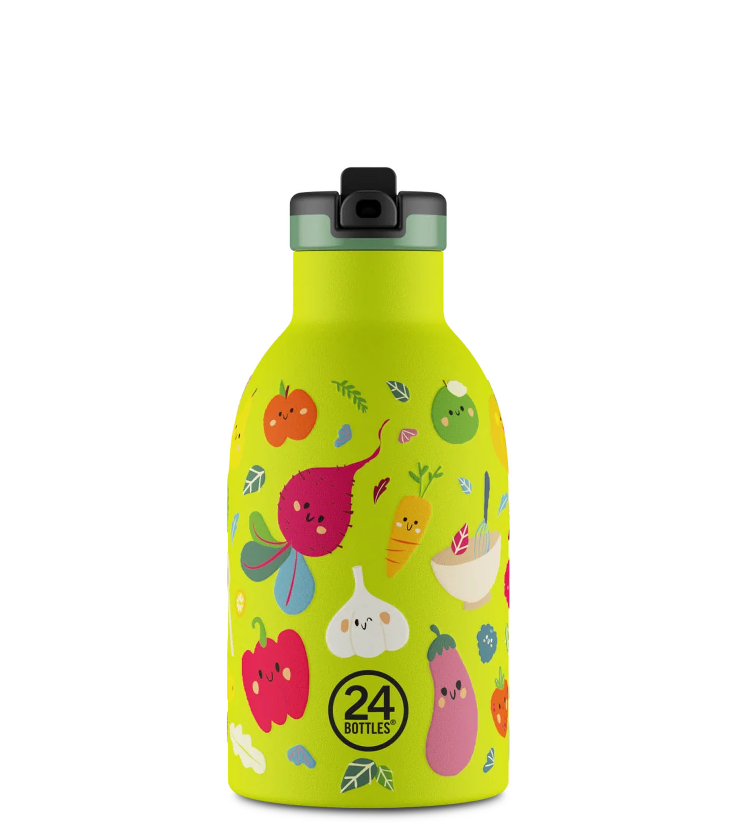 0,33l Insulated Bottle Veggie Friends with Straw
