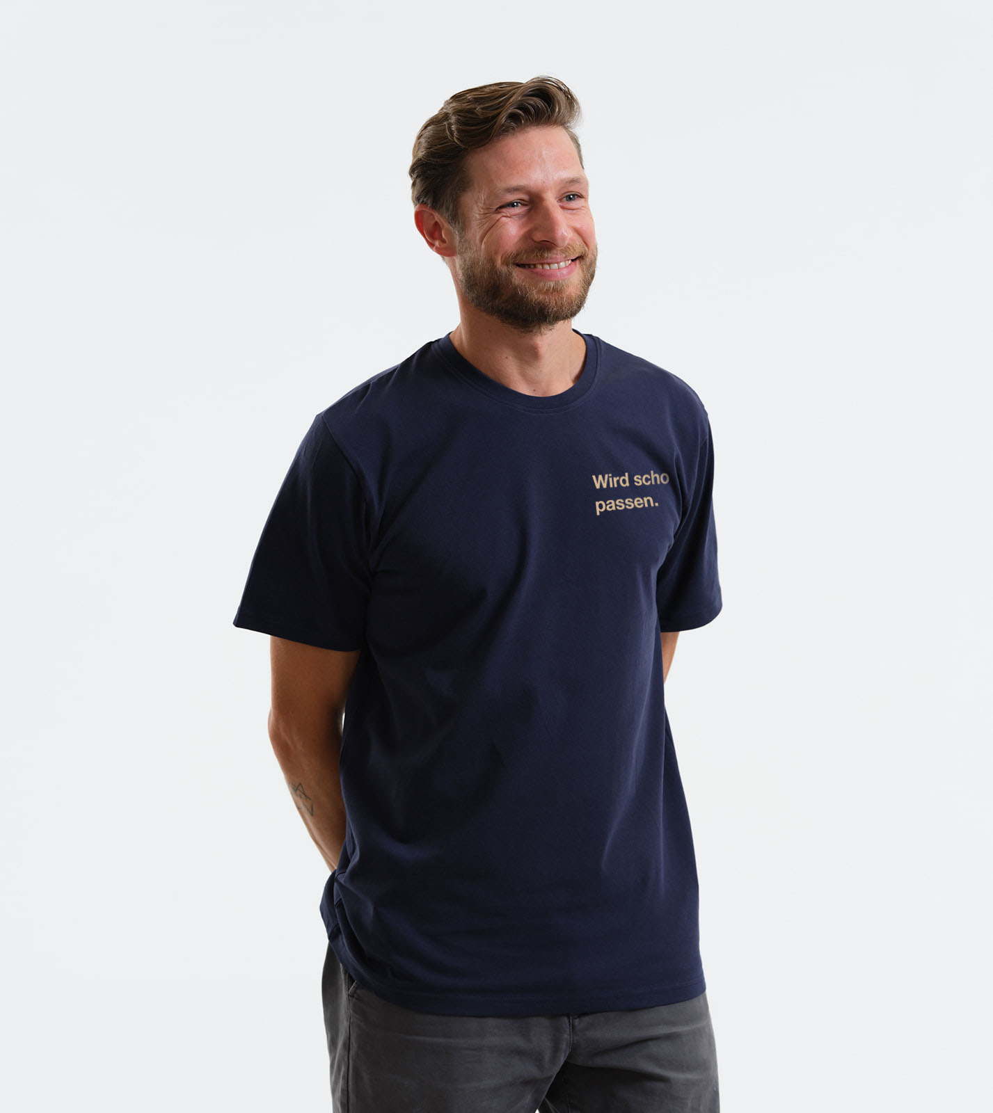 Shirt Wird scho passen. navy blue - Image 4