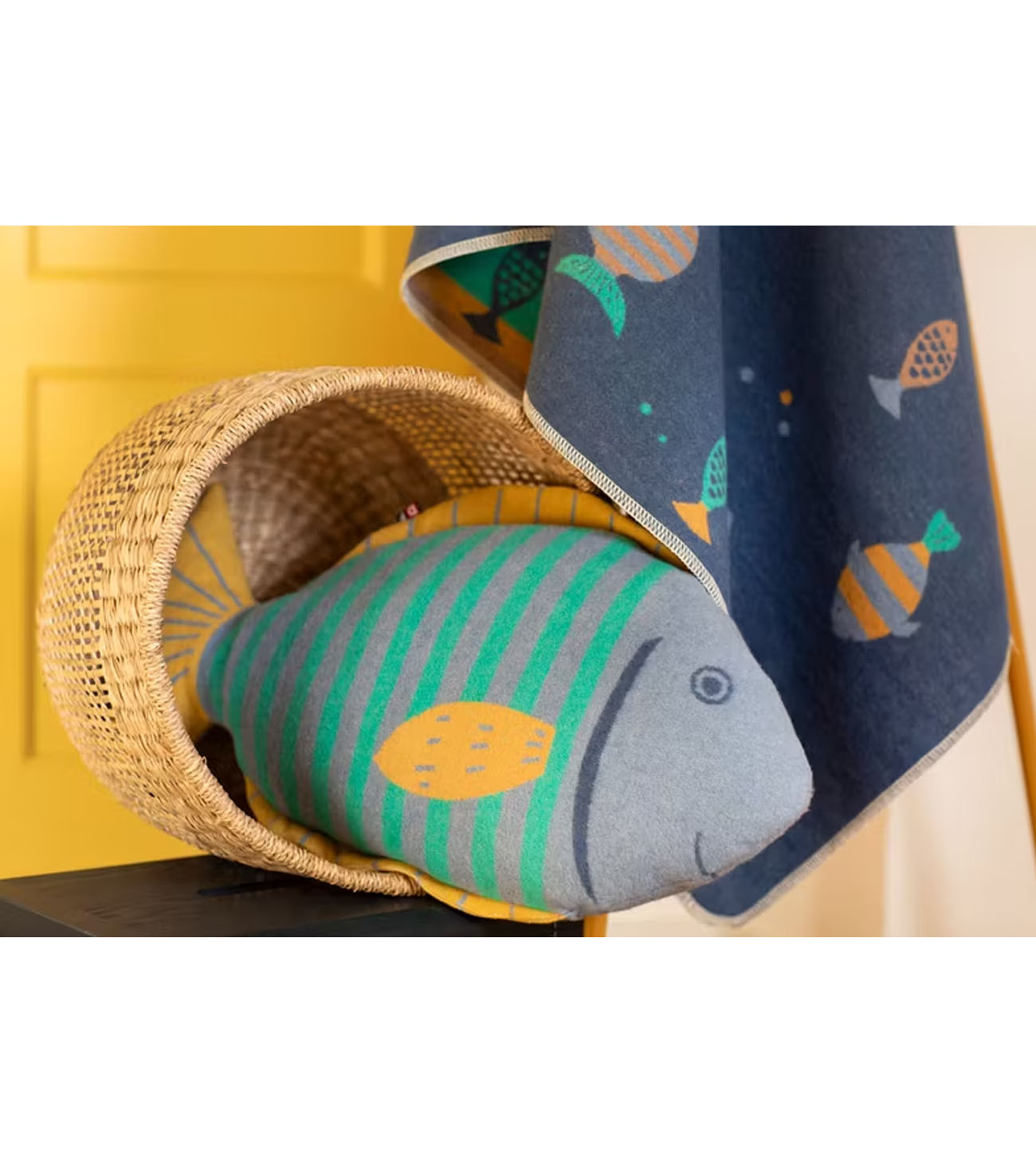 Stuffed Cushion "Fish", 30 x 45 cm - Image 3
