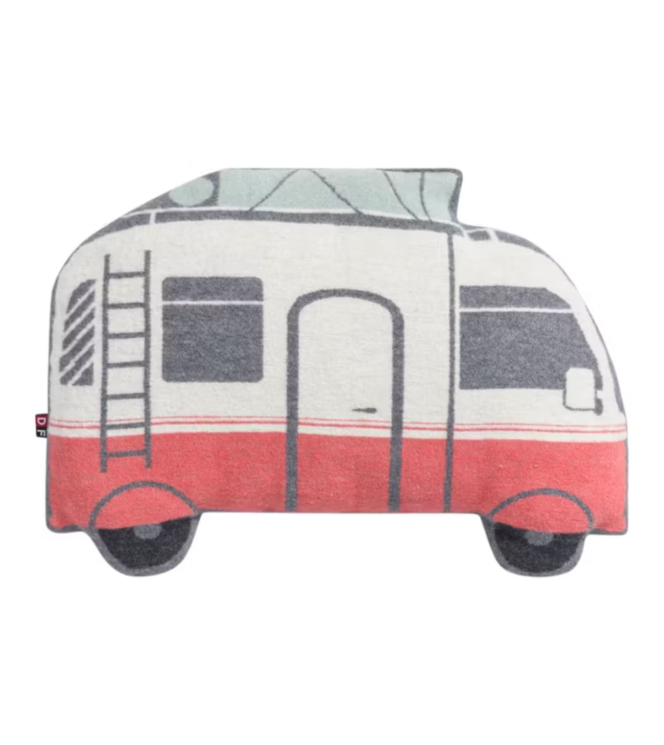 Großes gefülltes Kissen "Camper", 33 x 43 cm