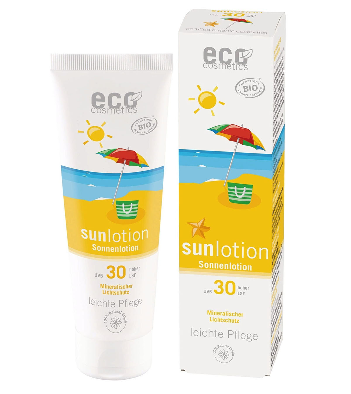 Light Sun lotion for face and body SPF 30, 125 ml