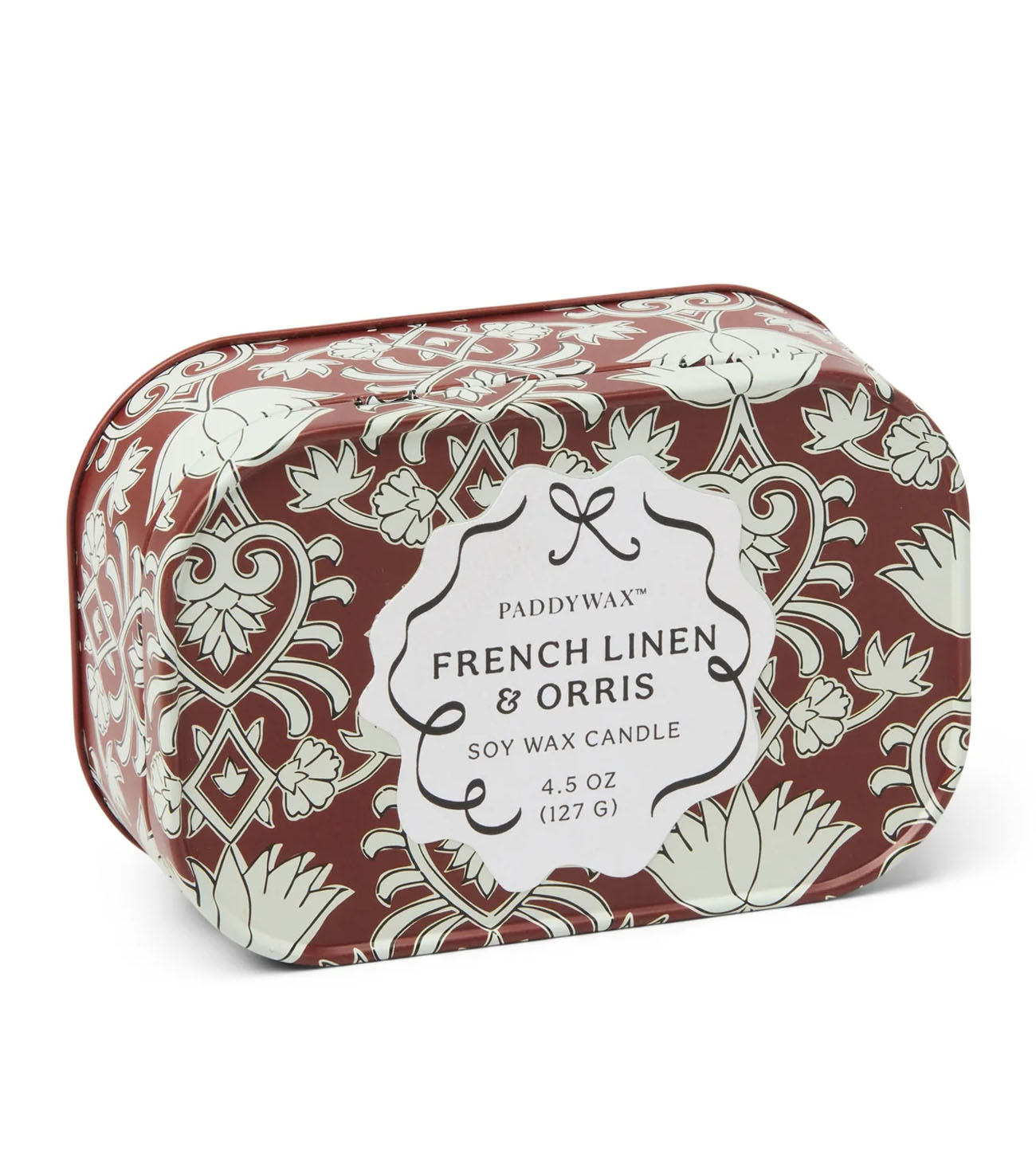 Chérie Scented Candle in a Tin, French Linen