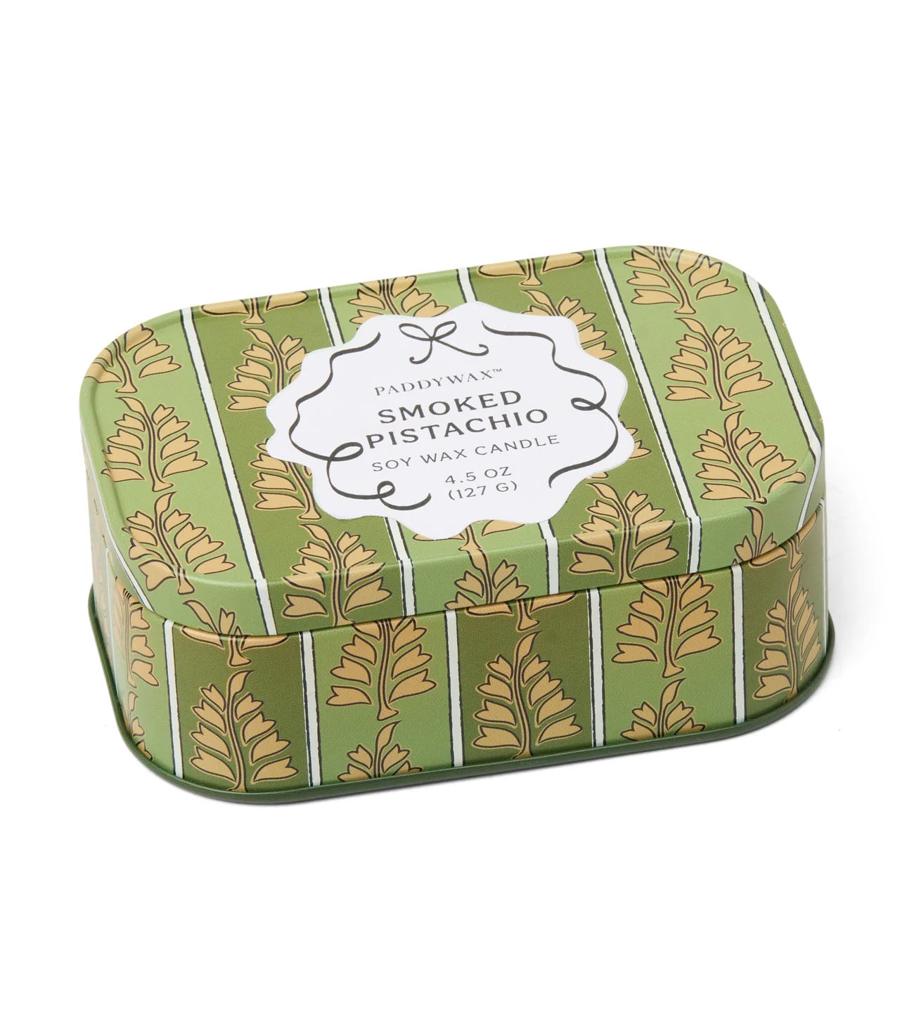 Chérie Scented Candle in a Tin, Smoked Pistachio - Image 3