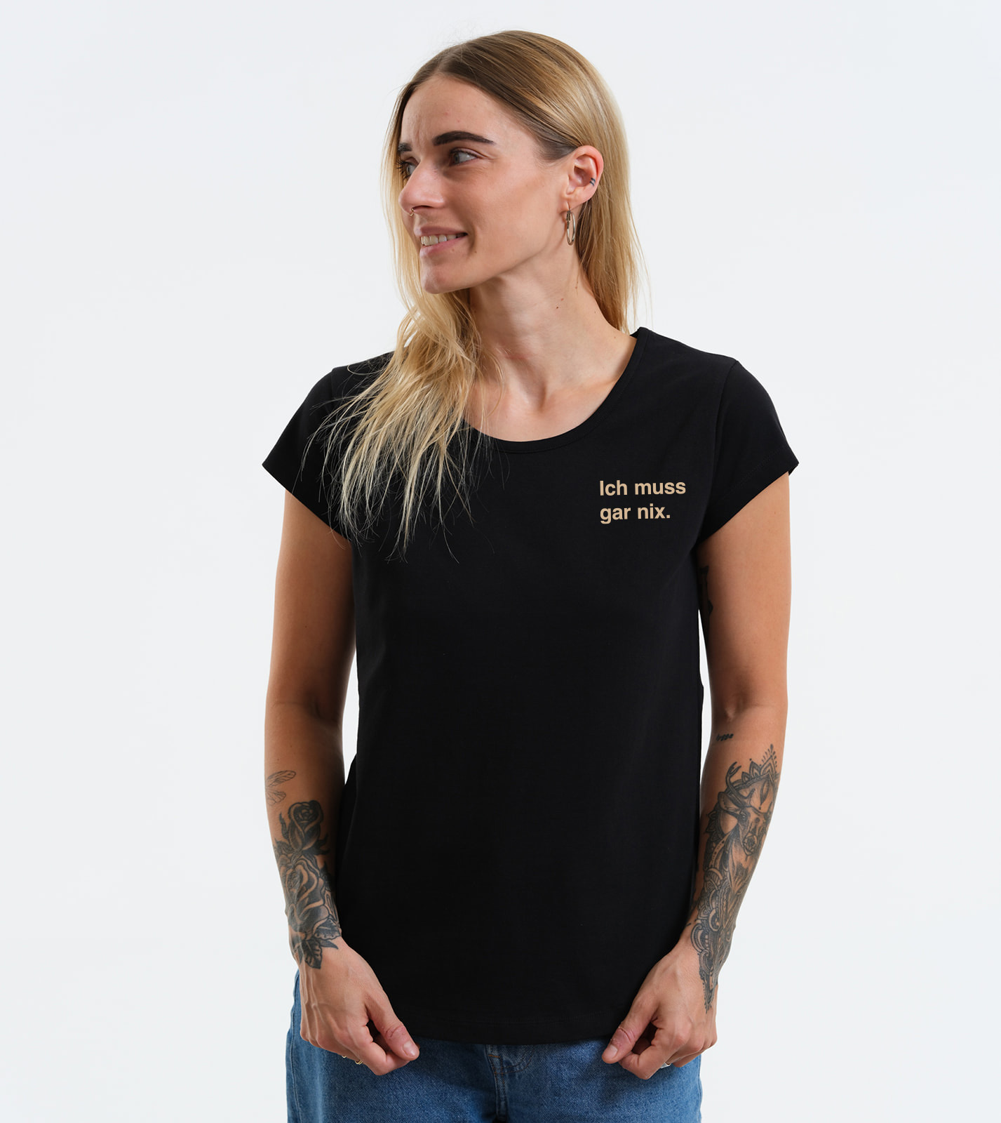 Shirt Asheville Ich muss gar nix. - Image 3