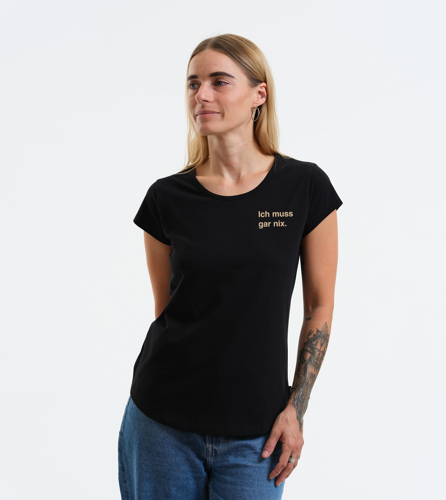 Shirt Asheville Ich muss gar nix. - Image 4