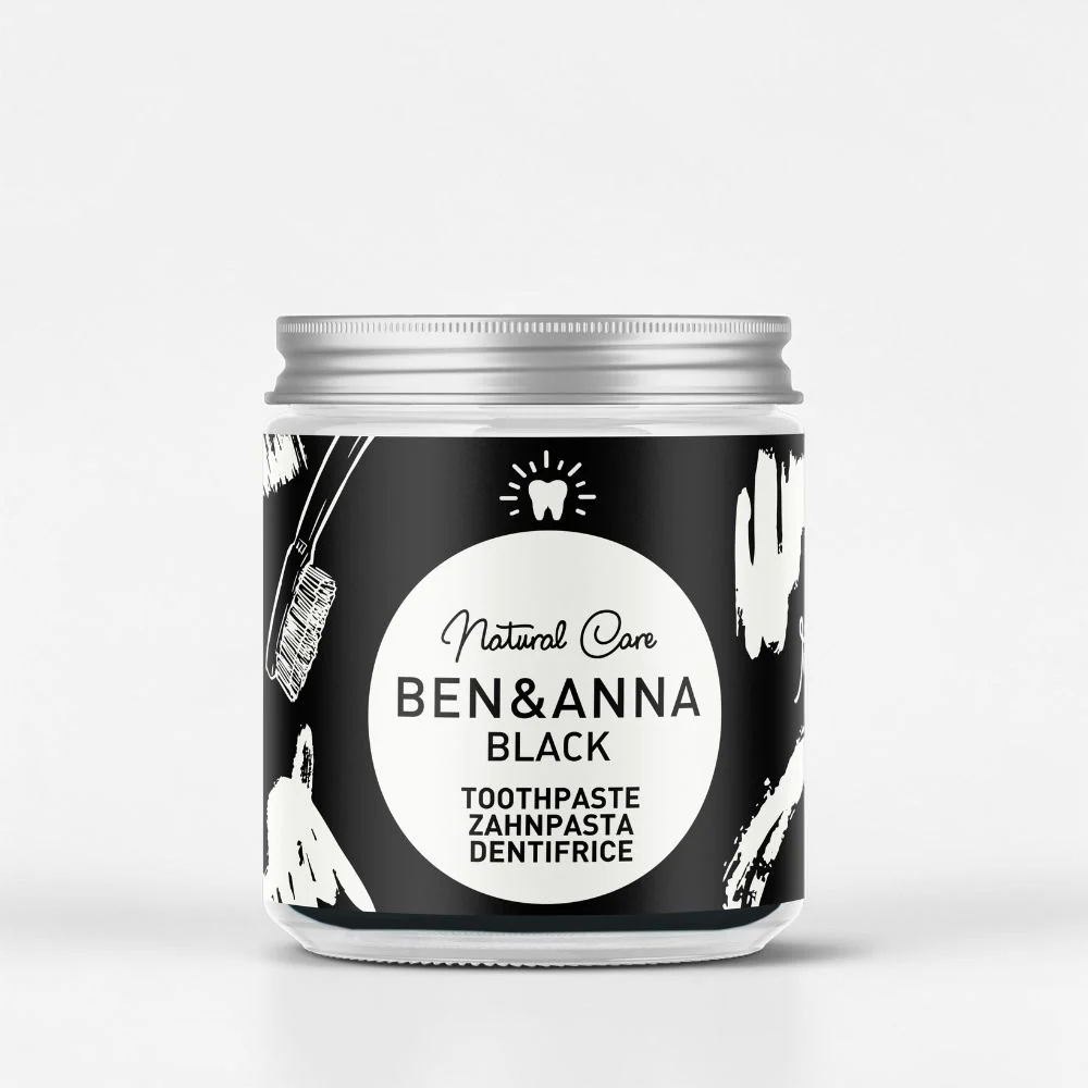 Toothpaste in a glass, Black